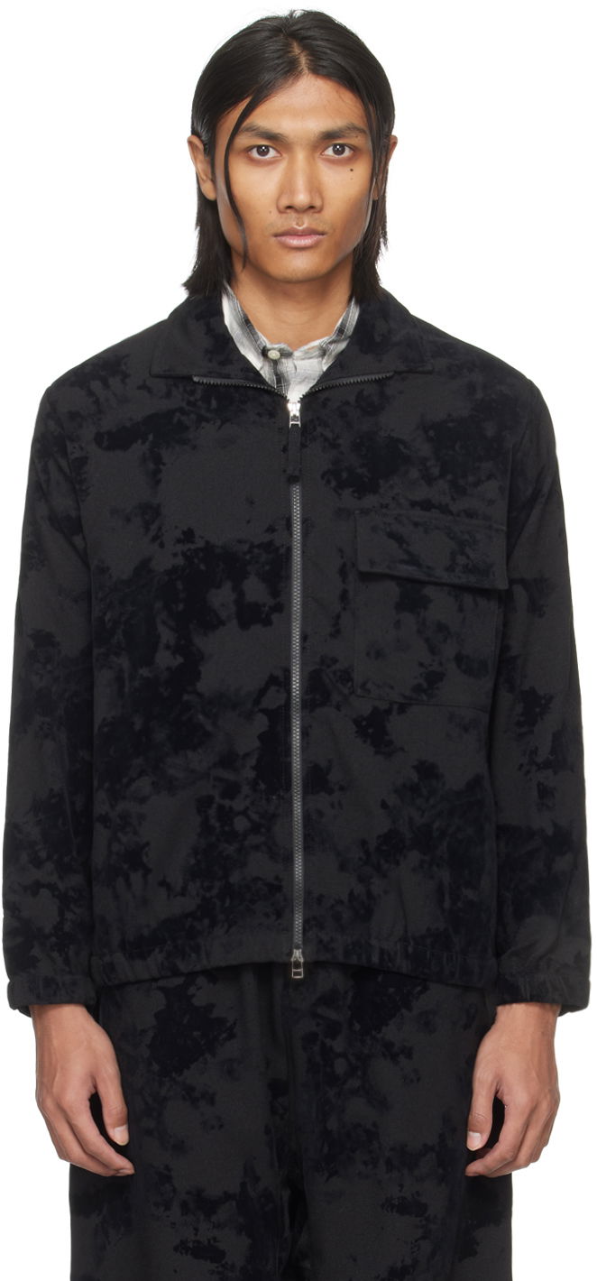 Вітровка Universal Works Universal Works K Track Jacket чорний | P2910