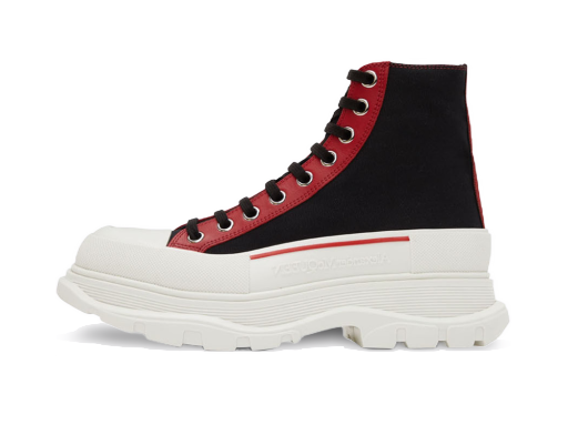Кросівки та взуття Alexander McQueen Tread Slick High Sneakers чорний | 711105W4TGD