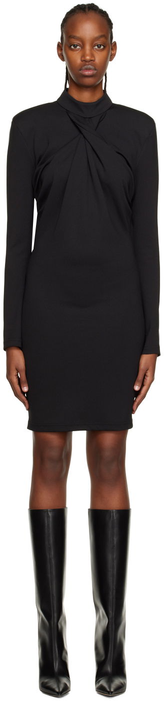плаття Han Kjøbenhavn Han Kjobenhavn Twisted Mini Dress чорний | W-131613
