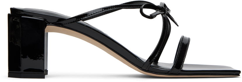 Кросівки та взуття BY FAR June Heeled Sandals чорний | 23SSJUNSBLP