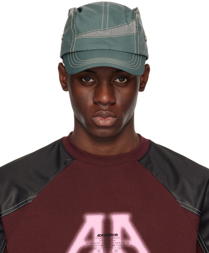 Кепка ADER ERROR Contrast Stitch Baseball Cap Зелений | BN01SSHW0202GR