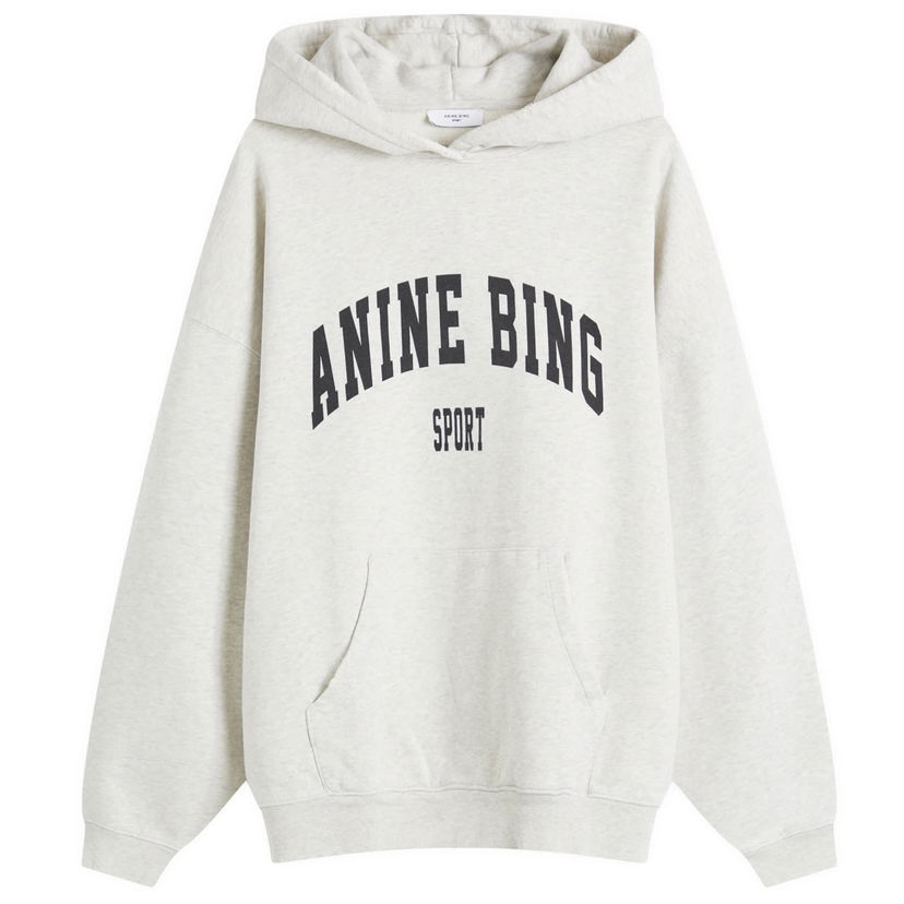 Світшоти Anine Bing Harvey Grey Melange Hooded Sweatshirt Сірий | S-08-5185-030