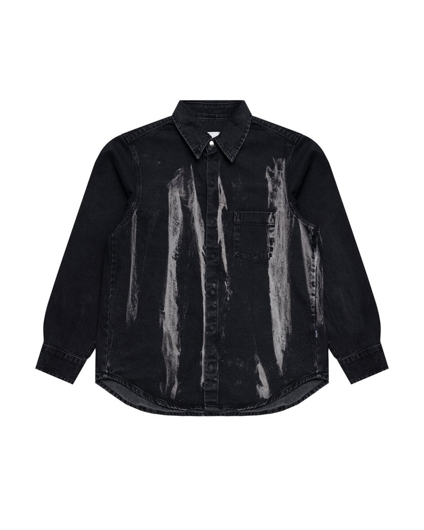 Сорочка Arte Antwerp Arte Antwerp Painted Denim Shirt чорний | AW25-029S-BD