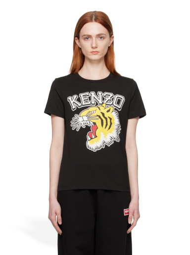Футболка KENZO Paris Varsity Jungle чорний | FD62TS0844SO