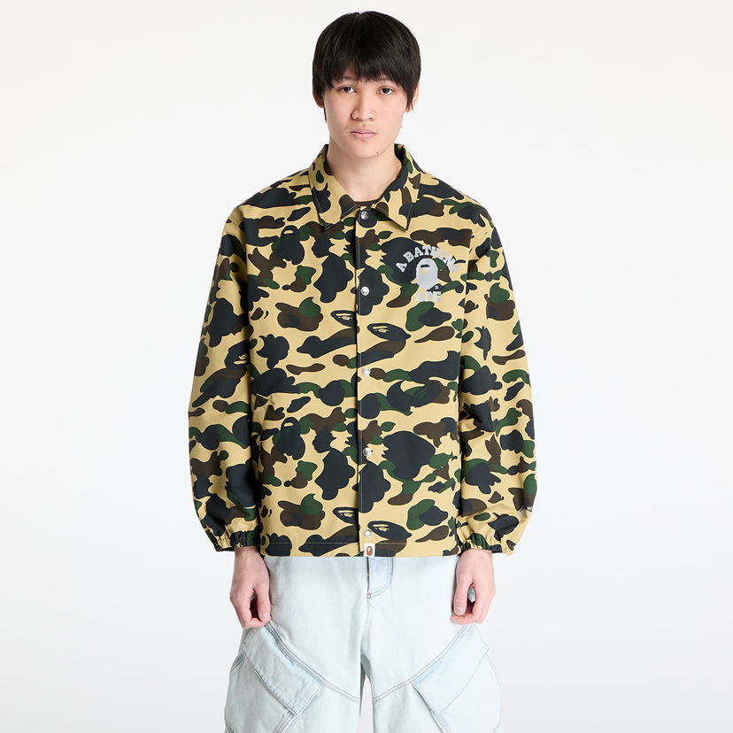 Вітровка BAPE A BATHING APE Gore-Tex Wind Stopper 1St Camo Relaxed Coach Jacket Жовтий | 001LJK701005M YEL