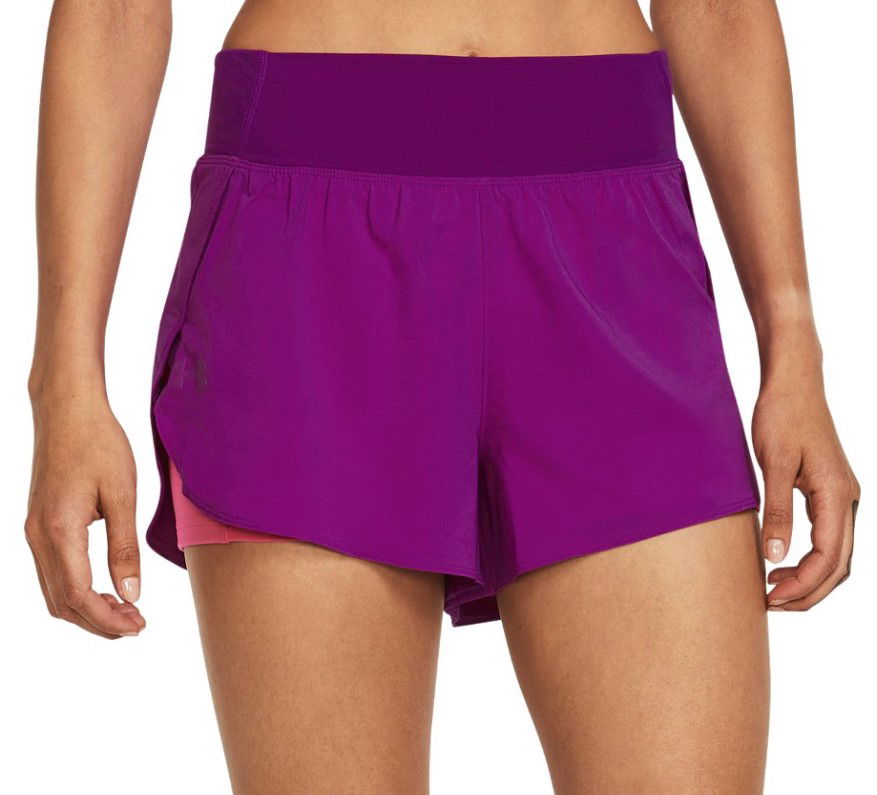 Шорти Under Armour Flex Woven 2-in-1 Бордовий | 1376936-573, 0