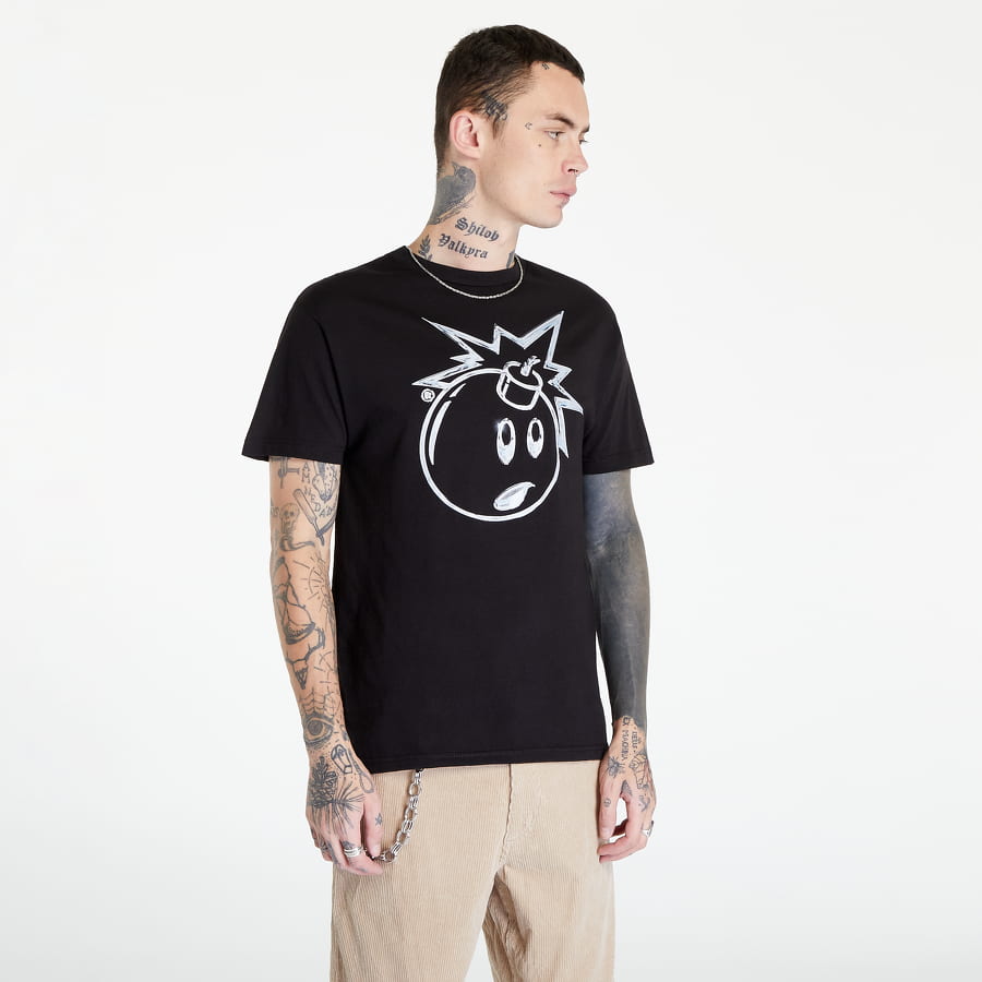 Футболка THE HUNDREDS Chrome Adam T-Shirt чорний | T22F101026 BLK, 0