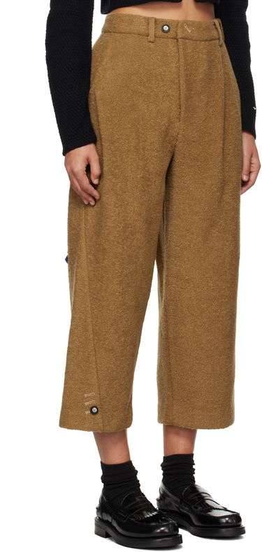 Штани ADER ERROR Brown Wool Wide Leg Trousers Коричневий | BN01FWSA0207CM, 4