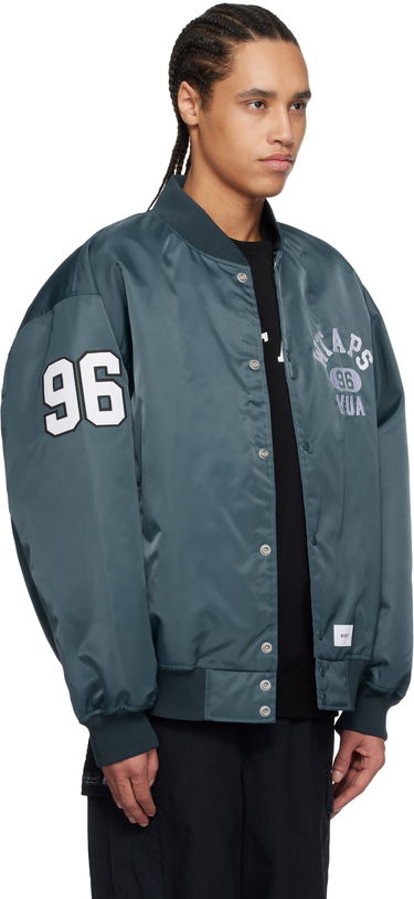 Куртка бомбер WTAPS WTAPS Nylon Team Jacket Зелений | 251TQDT-JKM02, 1