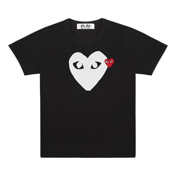 Футболка Comme des Garçons Emblem Heart T-Shirt чорний | AZ-T115-051-1