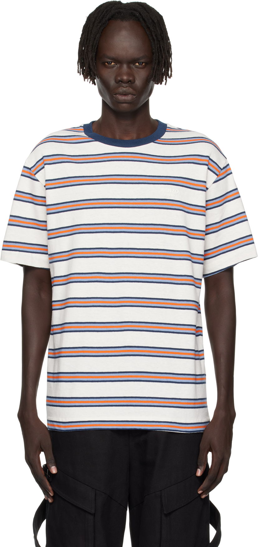 Футболка KENZO Kenzo Paris 'KENZO Coast Lines' Striped T-Shirt Різнокольоровий | FF65TS2504SM