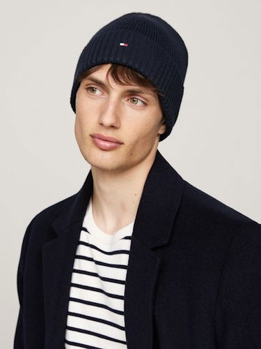 Шапка Tommy Hilfiger Beanie Синій | AM0AM12796DW6, 2
