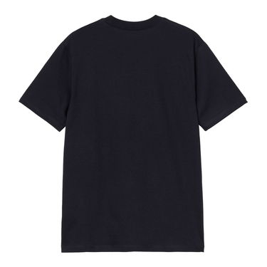 Футболка Carhartt WIP Short Sleeve Solar Chrome Script T-Shirt WIP темно-синій | I035205_9, 1
