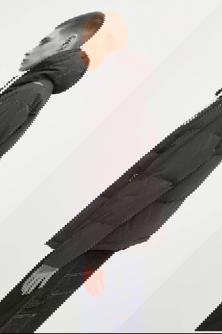 Пуховик AAPE by A Bathing Ape AAPE Main Down Jacket чорний | AAPDNM7665XXN, 1