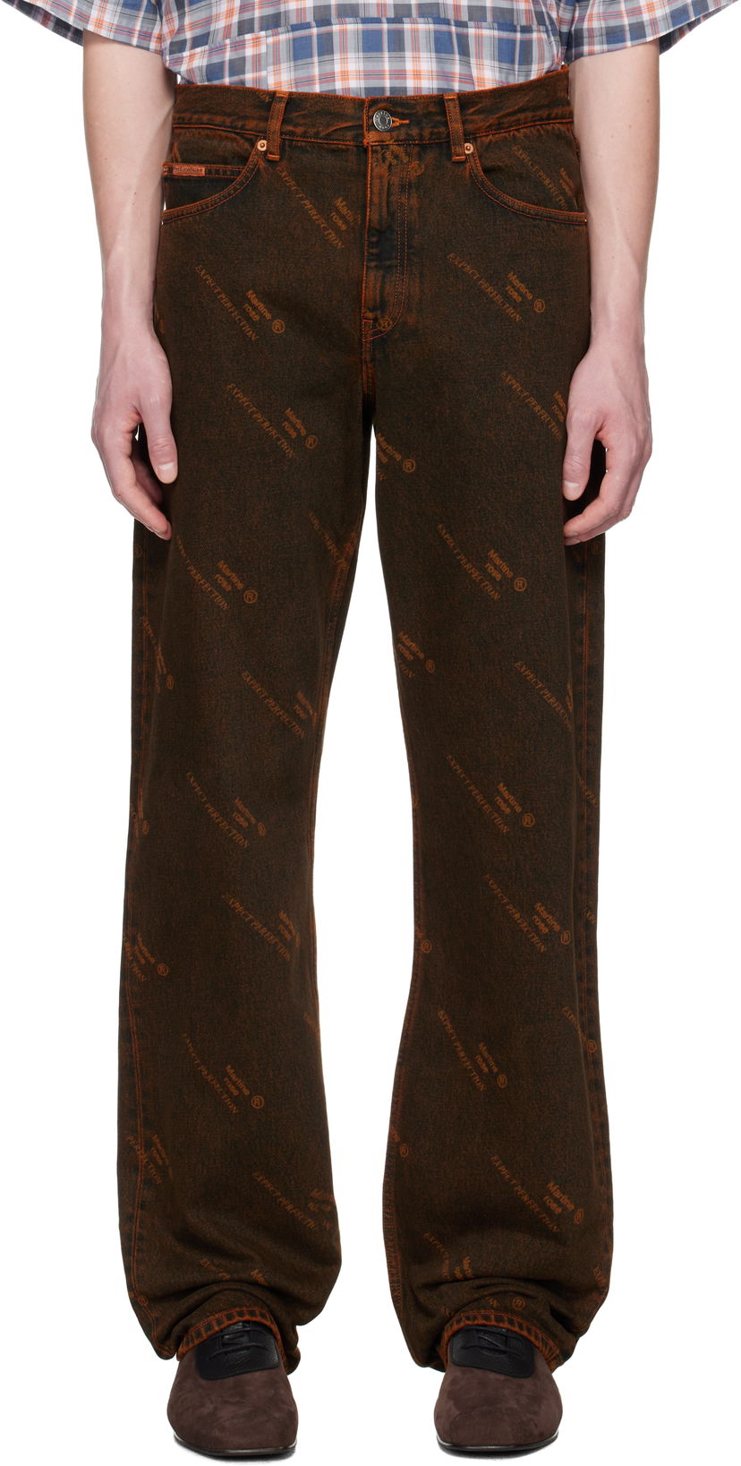 Джинси Martine Rose Martine Rose Relaxed Fit Jeans Коричневий | 229WD06204
