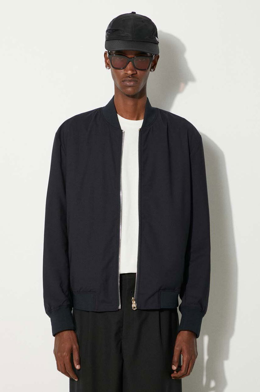 Куртка бомбер Paul Smith Paul Smith Wool Bomber Jacket чорний | M1R.052Z.N02212