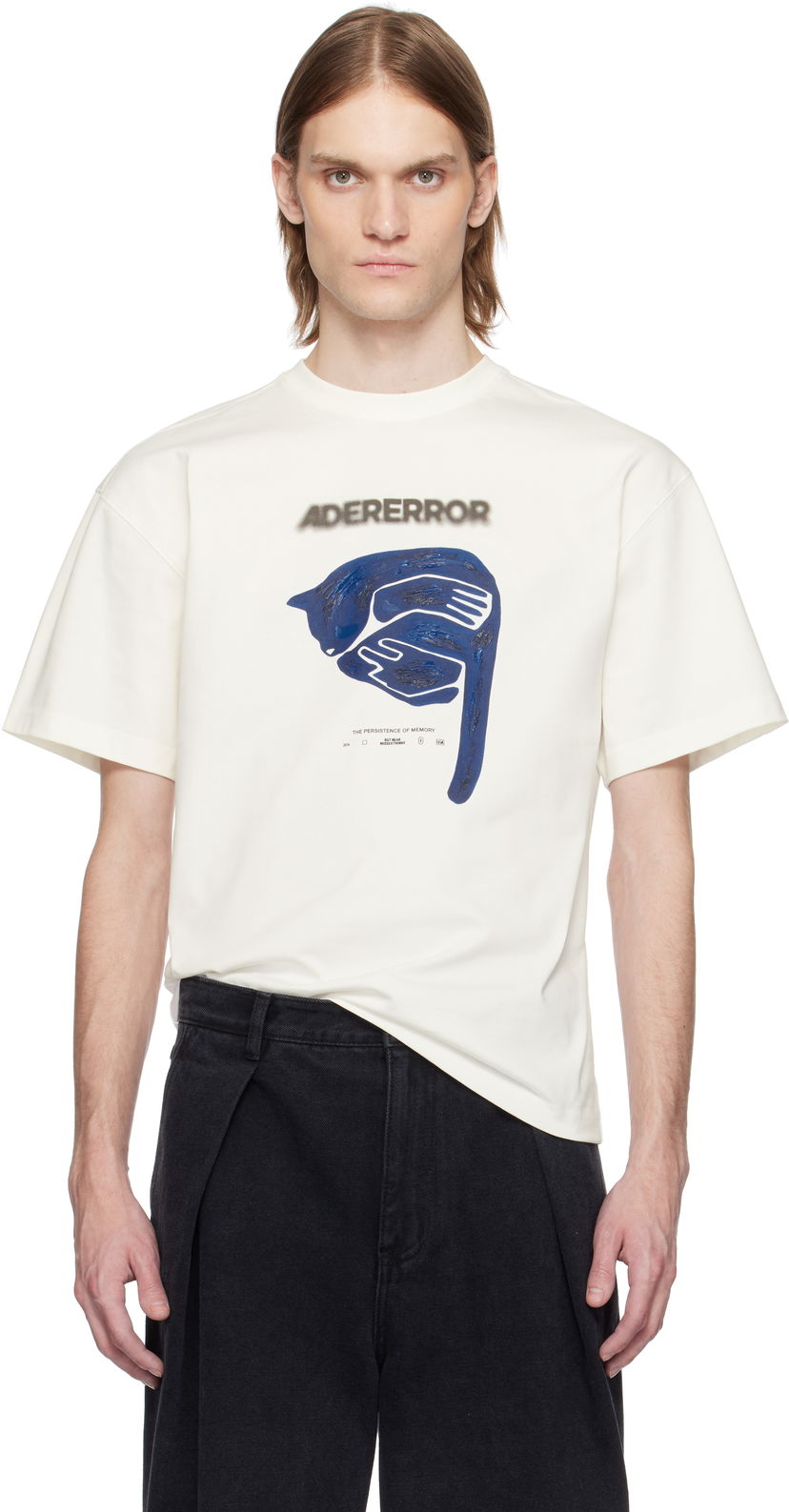 Футболка ADER ERROR ADER error Printed T-Shirt білий | BO01SSTS0115OW