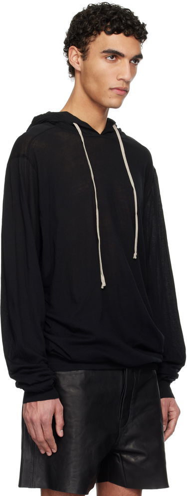 Світшоти Rick Owens Rick Owens Hollywood Unstable Cotton Hoodie чорний | RU01E5282 UC, 1