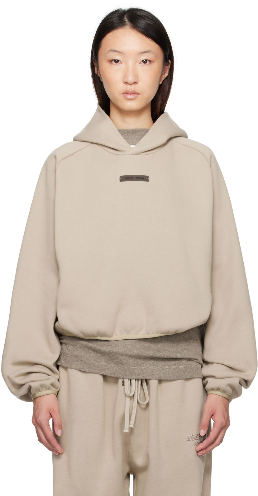Світшоти Fear of God Fear of God ESSENTIALS Modern Fit Hoodie бежевий | 192SP257751FW