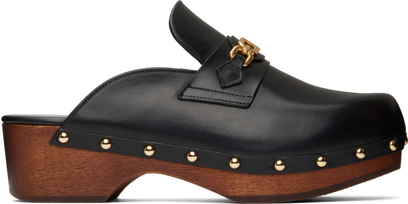 Одяг Tom Ford TOM FORD Whitney Leather Clogs чорний | W3609-LCL070G