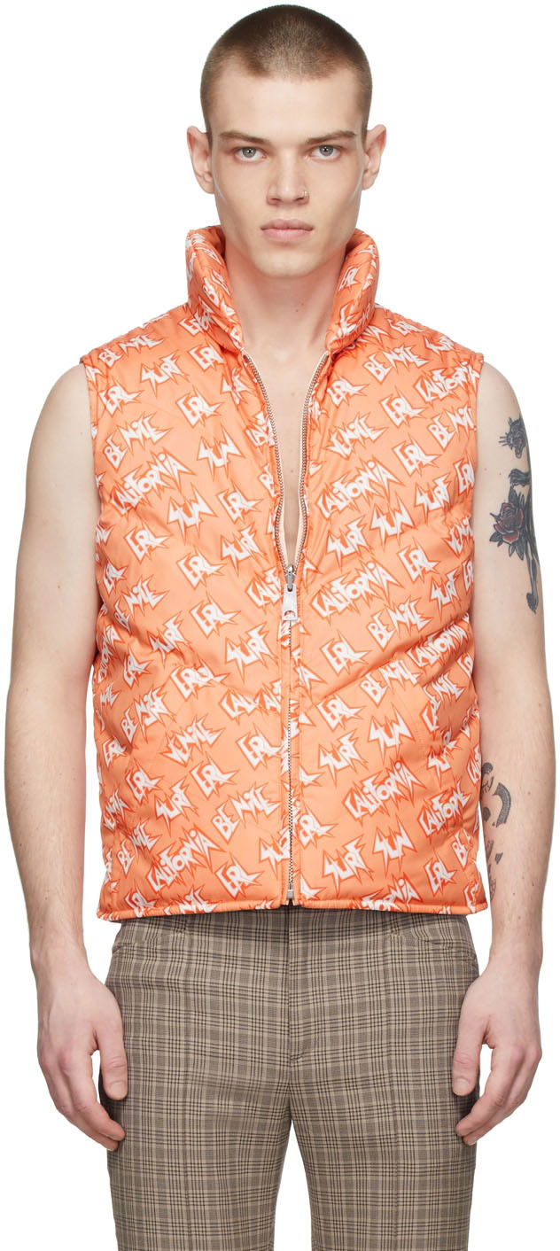 Жилет ERL Print Polyester Down Vest Помаранчевий | ERL04C005