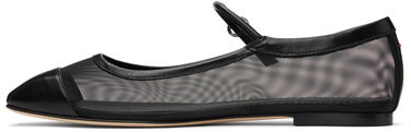 Одяг Aeyde Aeyde Uma Mesh Toe-Cap Ballerina Flats чорний | A11-FL-RKLS08FL181-SS25-800-007, 2
