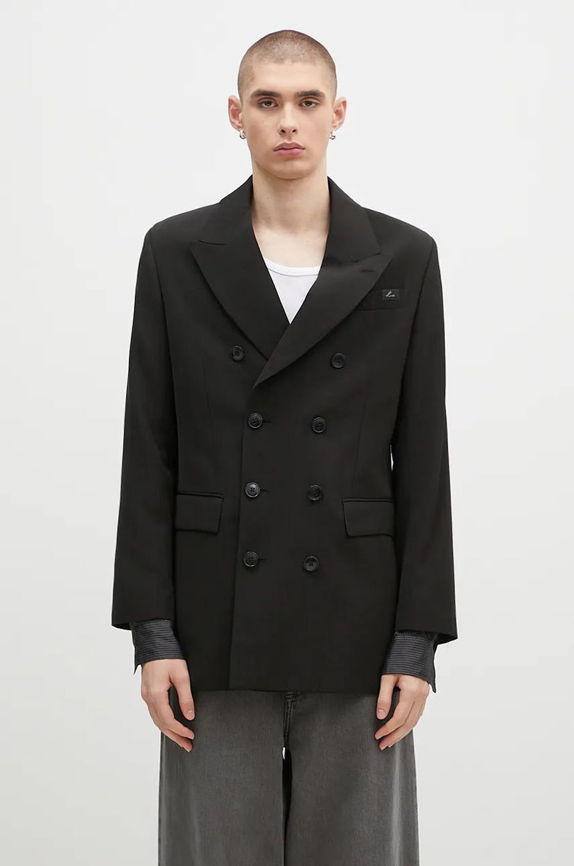 Пальто Martine Rose Double Breasted Short Coat чорний | 328WT05006