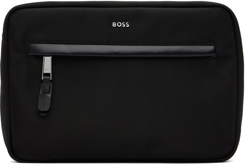 Дорожня сумка BOSS BOSS Logo Hardware Pouch чорний | 50548007
