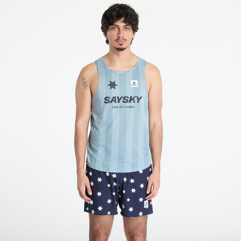 Безрукавка Saysky SAYSKY Stripe Combat Singlet Top Синій | NMRSI31C007