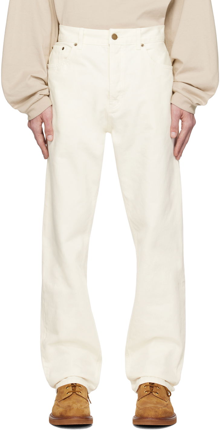 Джинси Fear of God ESSENTIALS 5-Pocket Jeans бежевий | 130BT234111F