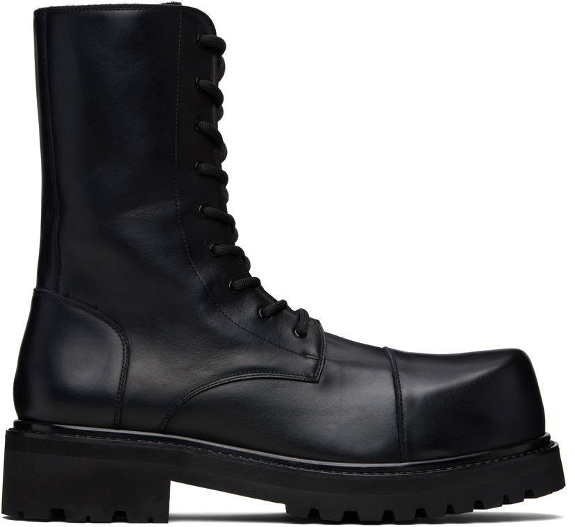 Кросівки та взуття VETEMENTS VETEMENTS Stomp Compact Boots чорний | UH76BT800B