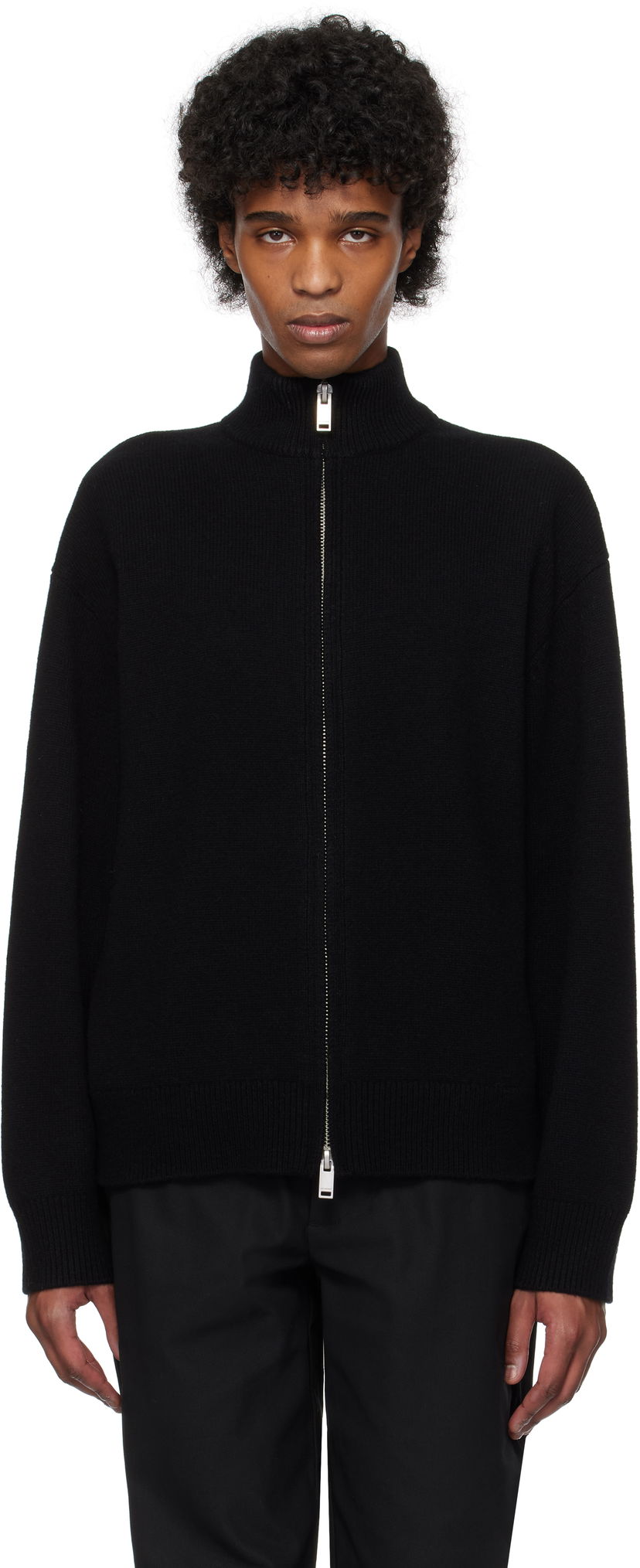 Cветр Han Kjøbenhavn Han Kjobenhavn Zip-Up Sweater чорний | M-134368