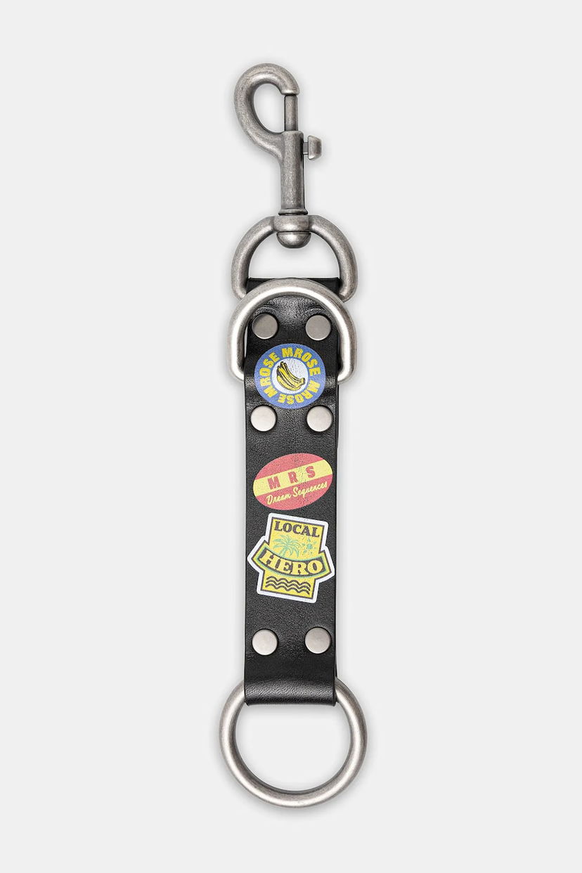Брелоки Martine Rose Martine Rose Bondage Leather Keychain чорний | 1166LP01030