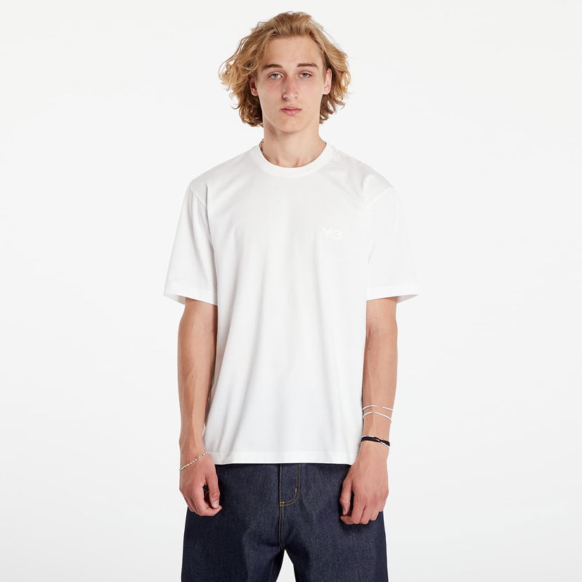Футболка Y-3 Regular Short Sleeve Tee Core White білий | JD9829