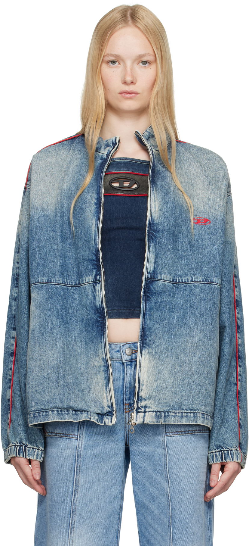 Куртка Diesel D-Krap-S2 Denim Jacket Синій | A16342 0ABCP