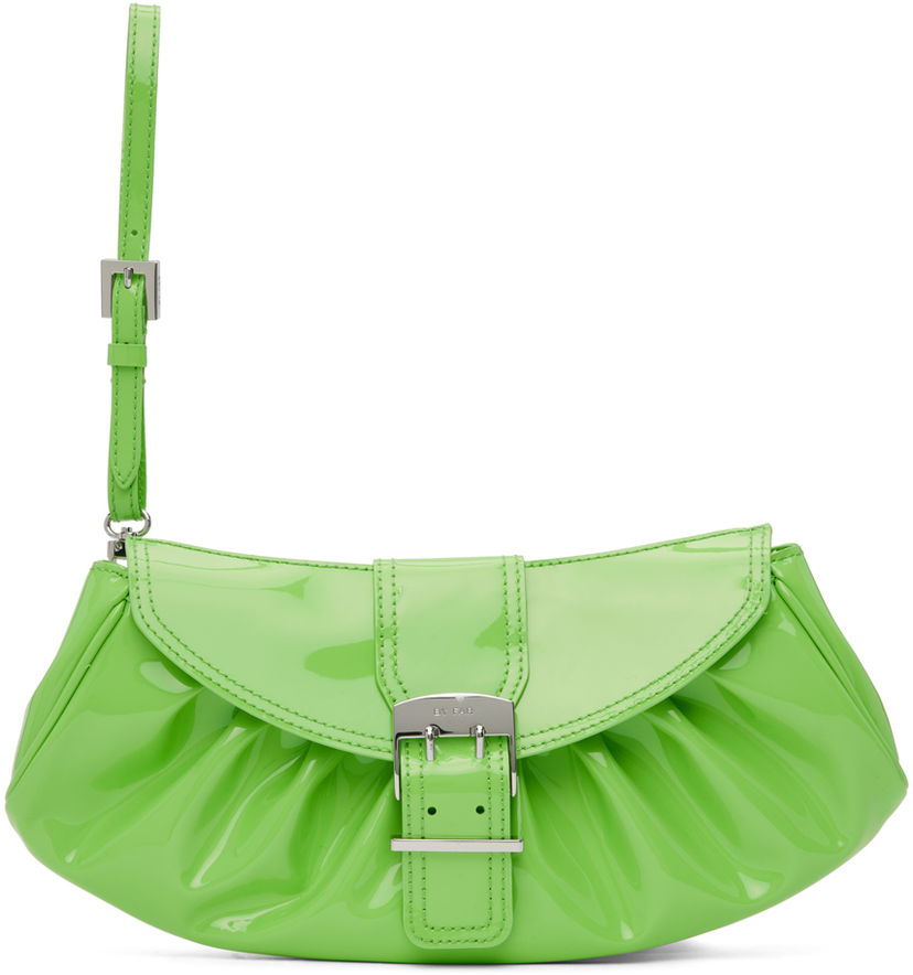 Сумочка BY FAR BY FAR Glami Ruched Clutch Зелений | 23CRGLAUFRGPMED