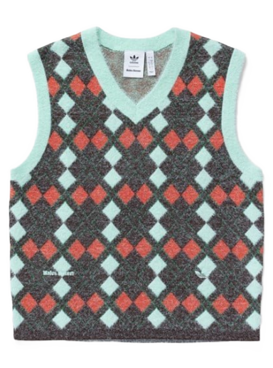 Cветр adidas Originals x Wales Bonner Knit Vest Зелений | IB3259