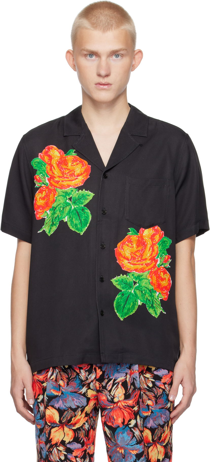 Сорочка Soulland Orson Shirt чорний | 42045-1313