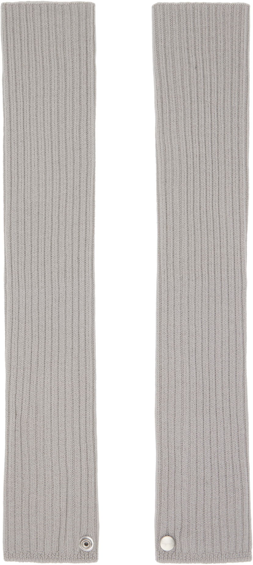 Рукавички Rick Owens Rick Owens Concordians Rasato Knit Arm Warmers Сірий | RP02E4488 M