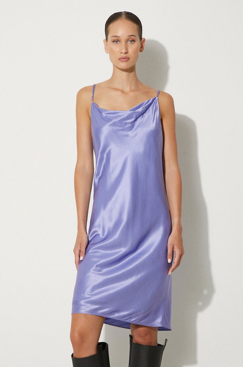 плаття Samsoe Samsoe Purple Mini Dress Фіолетовий | F23200091