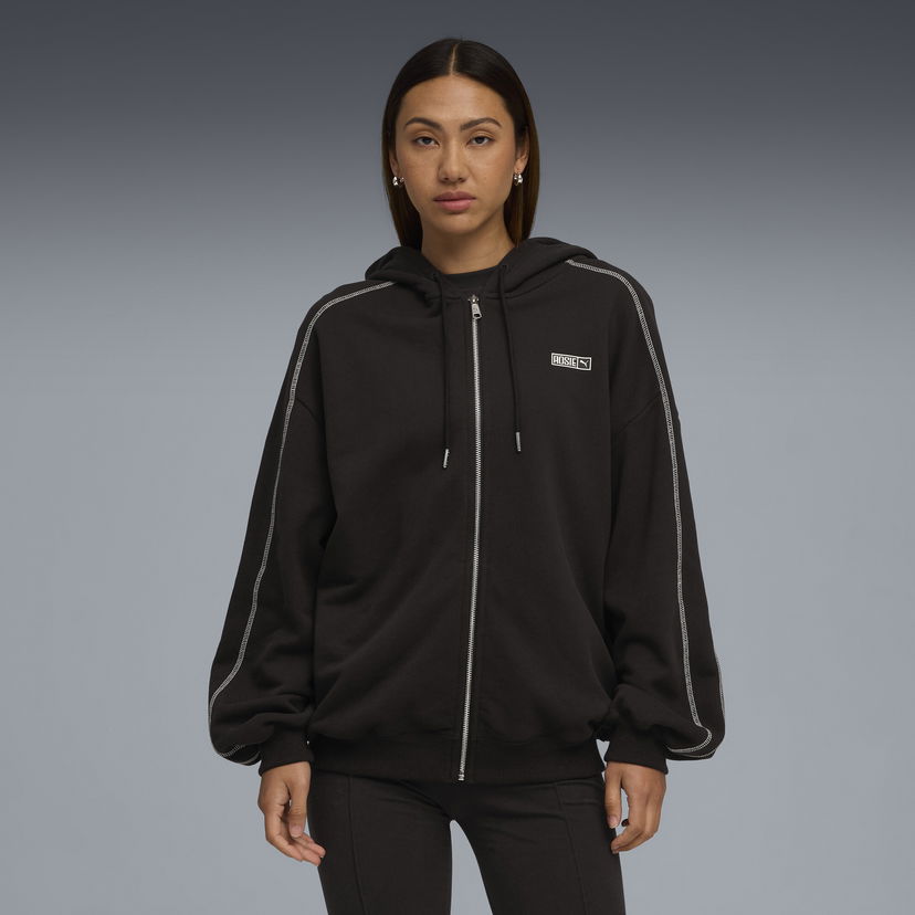 Світшоти Puma PUMA x ROSÉ T7 Women's Hoodie чорний | 633801_01