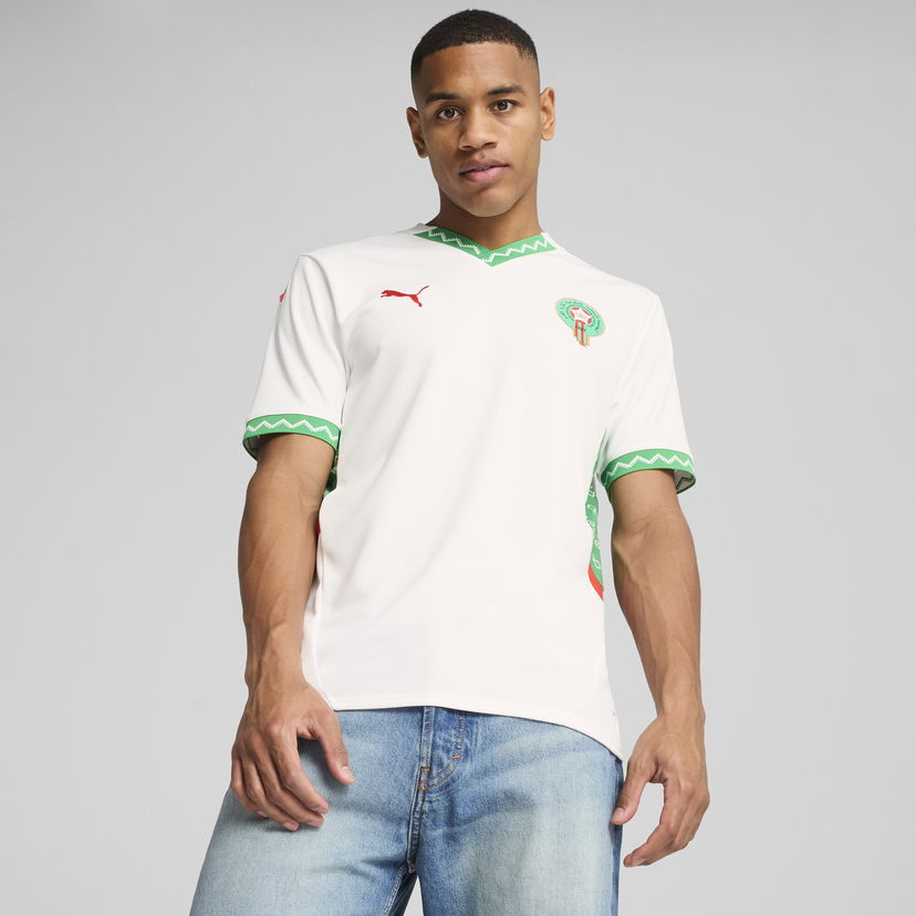 Футболка Puma Morocco 2025 Away Jersey білий | 777706_02