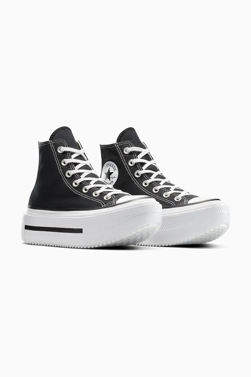 Кросівки та взуття Converse Chuck Taylor All Star Lift Double Stack чорний | A12975C
