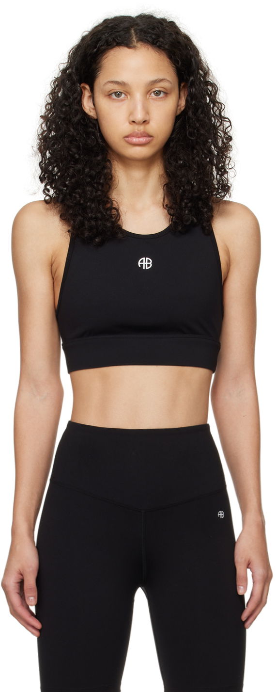 Бюстгальтер Anine Bing Blair Black Sports Bra чорний | S-10-0071-000