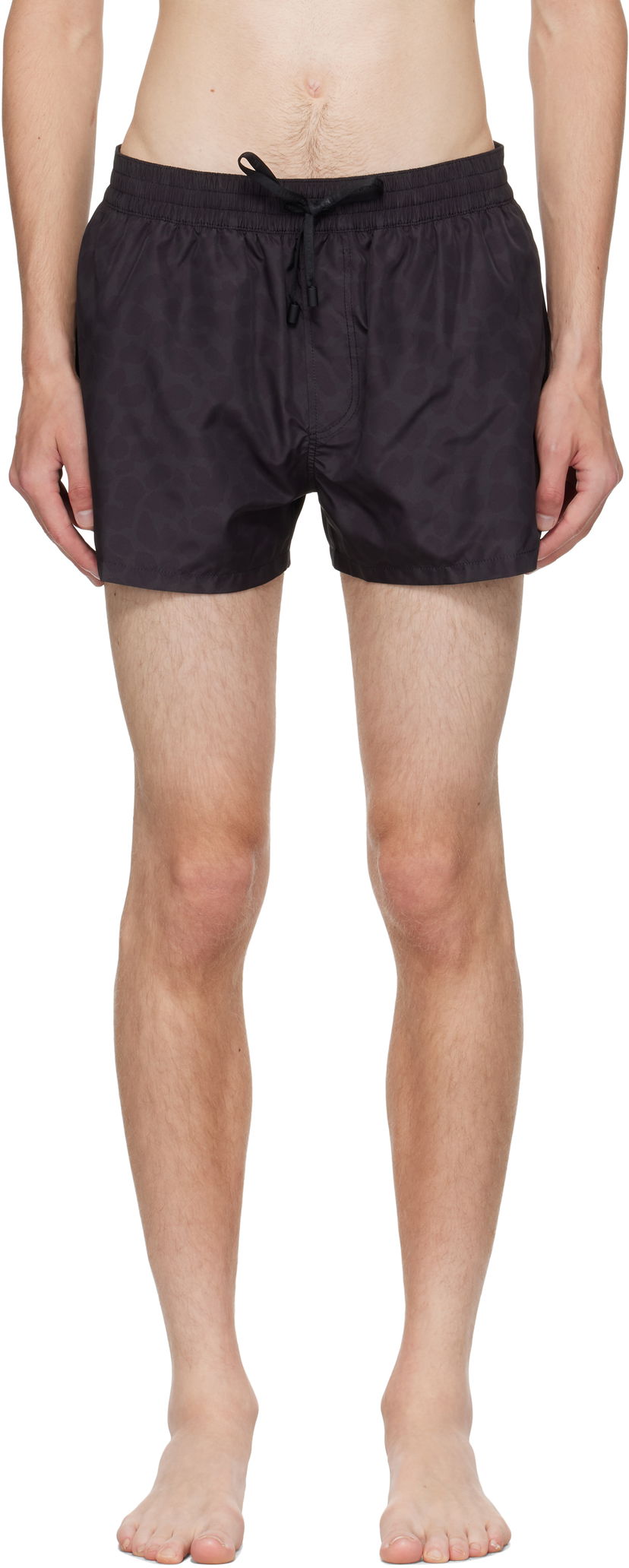 Купальники Balmain Balmain Leopard Swim Shorts чорний | BWB711710