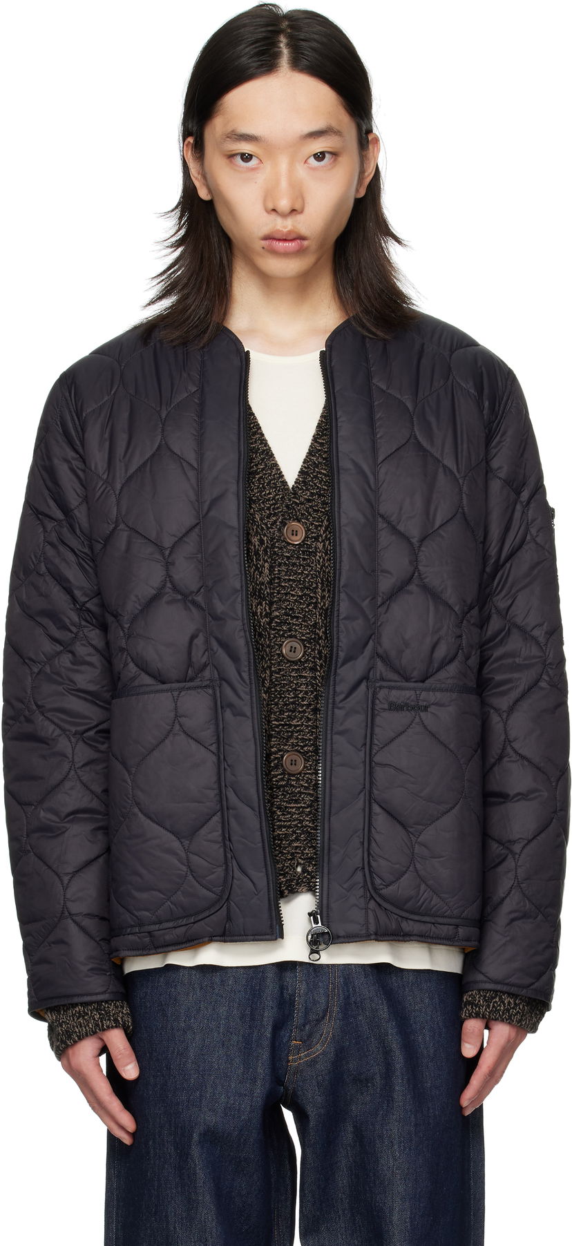 Куртка Barbour Barbour Re-Engineered Utility Liddesdale Quilted Jacket чорний | MQU1856BK11