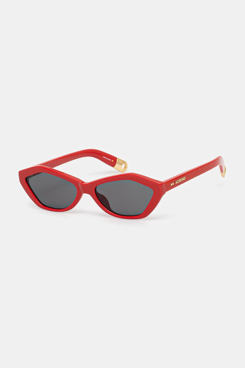 Сонцезахисні окуляри Jacquemus Jacquemus BAMBINO Geometric Cat-Eye Sunglasses Червоний | JAC42C2SUN