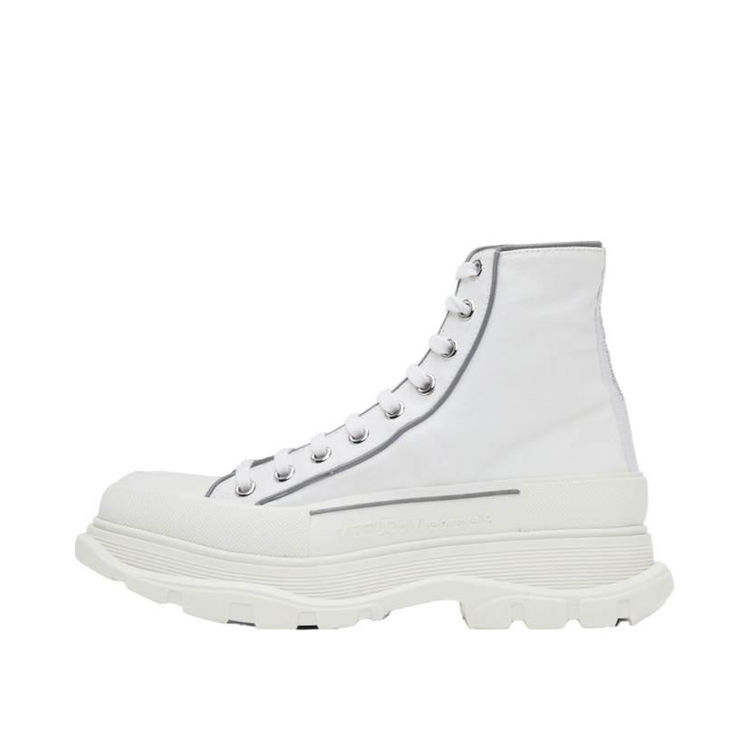 Кросівки та взуття Alexander McQueen Tread Slick High Sneakers білий | 705663W4TG9