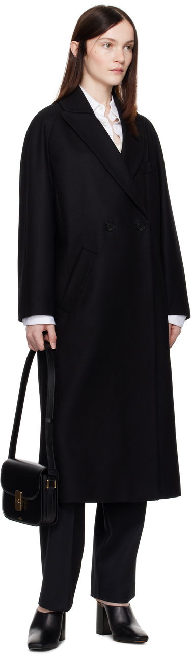 Пальто A.P.C. A.P.C. Flora Double-Breasted Trench Coat чорний | WOAJS-F01541, 3