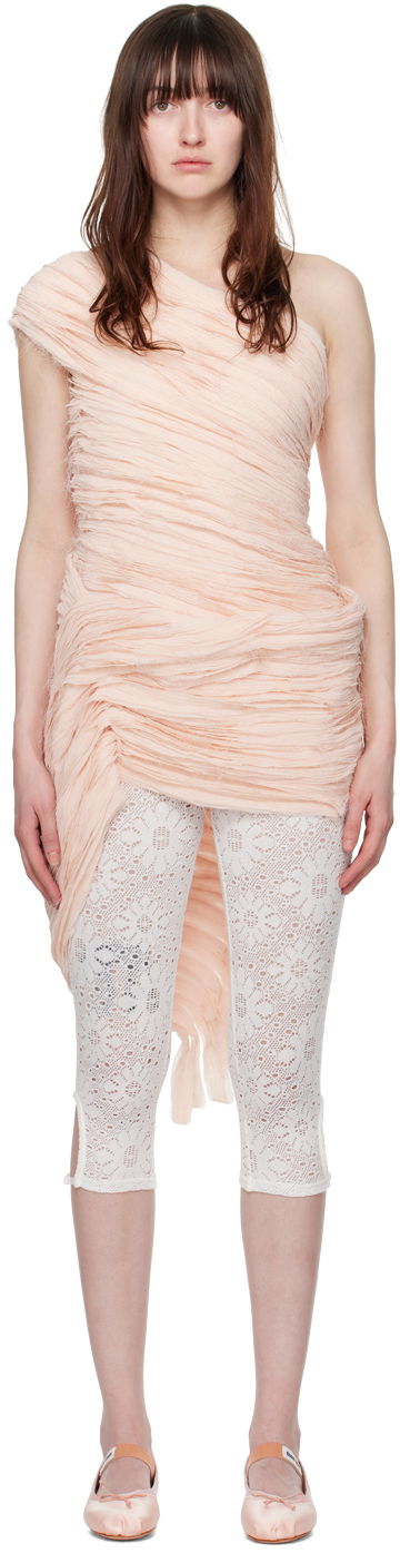 плаття Collina Strada Collina Strada Whirl Draped Minidress Рожевий | XX4008